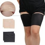 1 Pair Silica Gel Anti-friction Protection Thigh Bands Leg Warmers-0