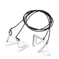 3 Pair Black And Transparent Invisible Beautiful Straps-0