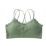 Back Cross Seamless Bandeau Brassiere Bra-0