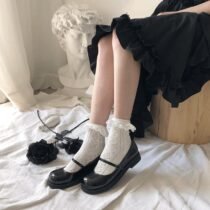Cute Lace Hollow Heart Lolita Socks-0