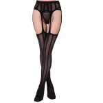 Garter Belt Mesh Silk Fishnet Pantyhose-0