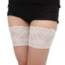 Lace Silicone None-Slip Anti Leg Warmers-11421