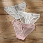 Lace Transparent Cute Hollow Out Seamless Panty-0