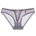 Lace Transparent Cute Hollow Out Seamless Panty-0