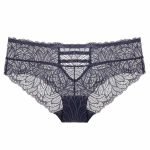 Lace Transparent Hollow Pattern Seamless Panty-0