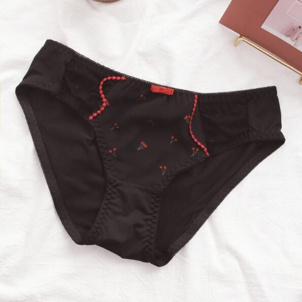 Lolita Lovely Cherry Pattern Milk Silk Panty-11761