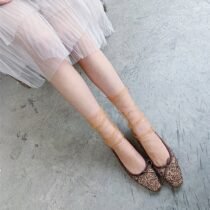 Long Tulle Korean Transparent Mesh Socks-11813