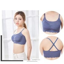 New Seamless Wire Free Sports Gathering Running Shockproof Bra-12022