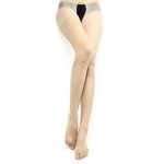 Open Crotch Tights Elastic Crothless Pantyhose-0