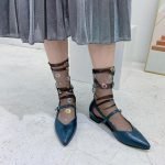 Shine Ultra-thin Tulle Transparent Flower Chiffon Socks-0