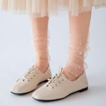 Star Moon Tulle Ultra-thin Chiffion Socks-13358