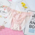 Sweet Stamping Ruffle Seamless Kwaii Panty-0