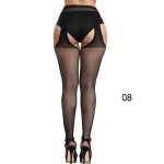 Thin Fishnet Flora Mesh Lace Pantyhose-0