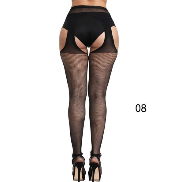 Thin Fishnet Flora Mesh Lace Pantyhose-13853