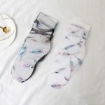 Ultra-thin Tulle Transparent Long Socks-0